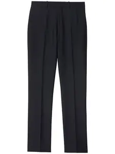 Burberry Suit Pants in Navy Blue Wool