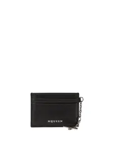 Alexander McQueen Sling Logo Plaque Card Holder