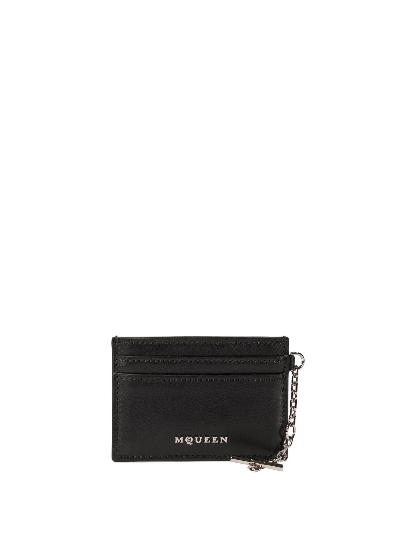 Alexander McQueen Sling Logo Plaque Card Holder
