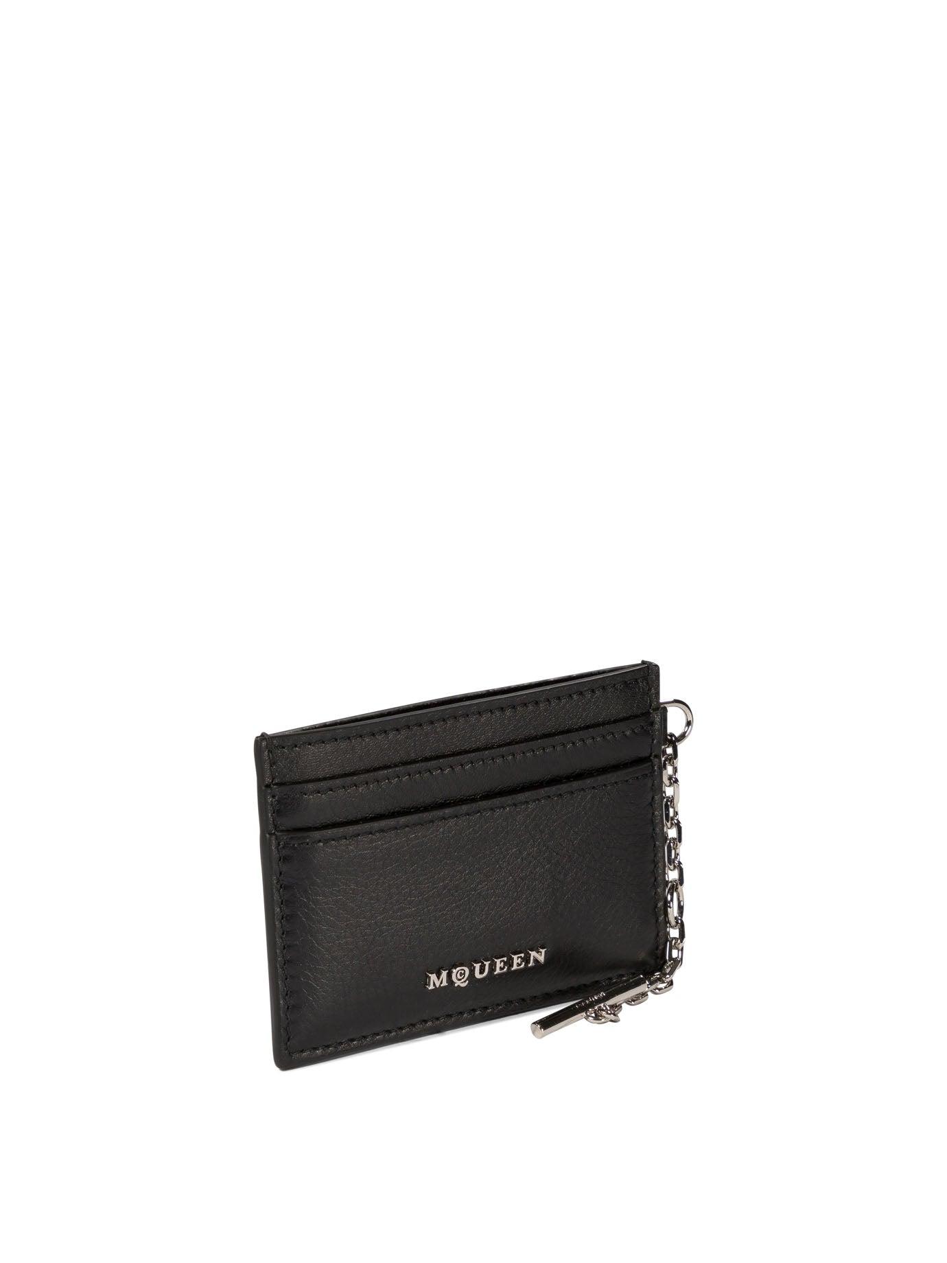 Alexander McQueen Sling Logo Plaque Card Holder