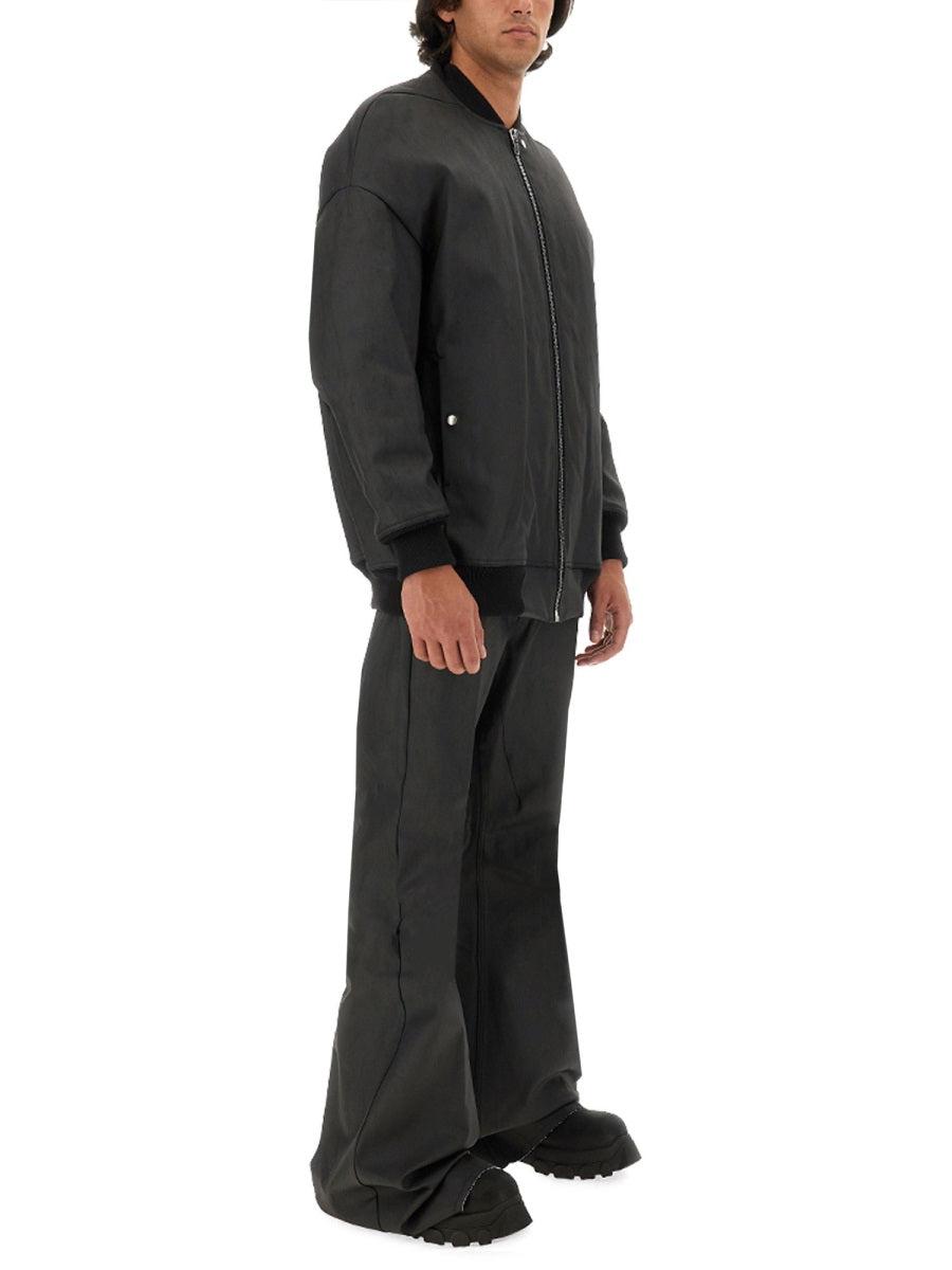 Rick Owens Men's Bomber With Zip in Black