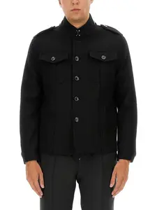 Tom Ford Men's Shirt Jacket in Black