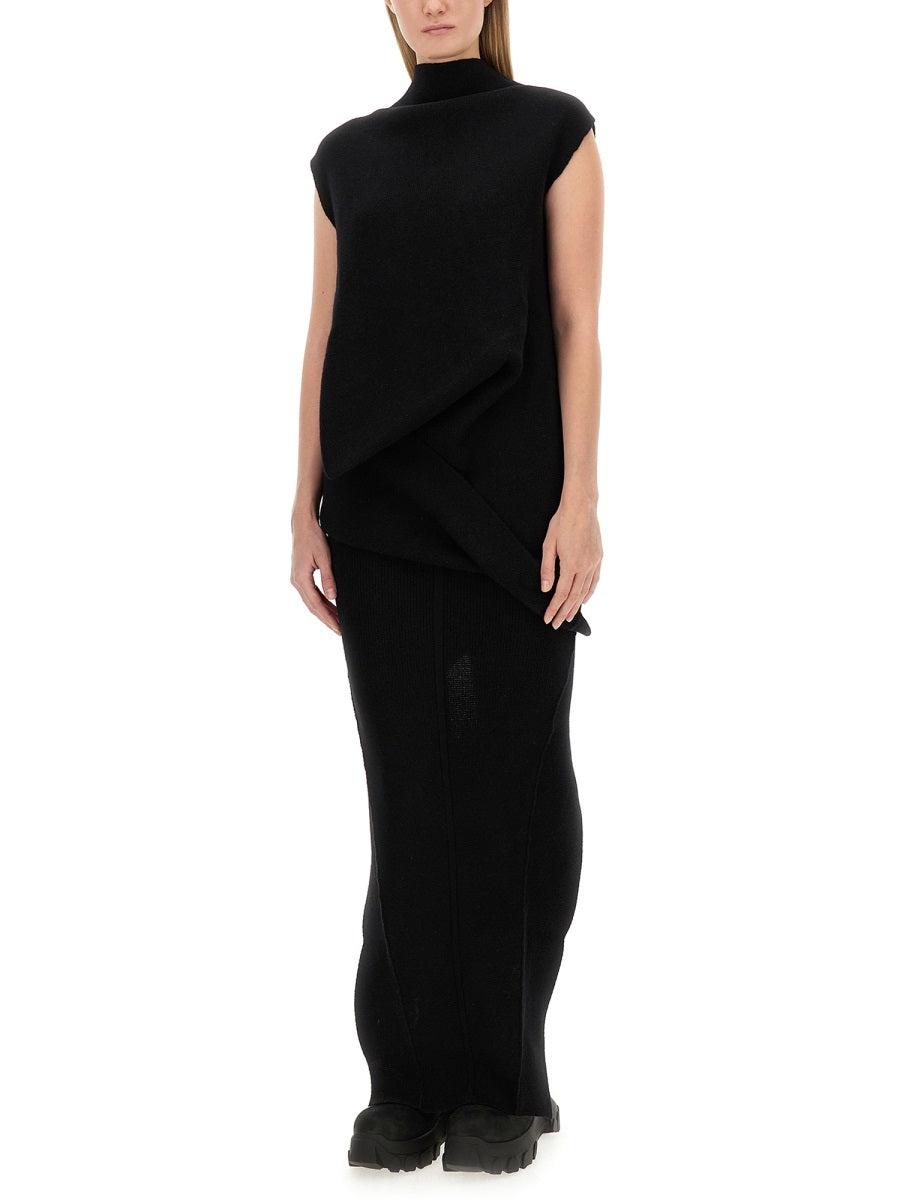 Rick Owens Women's Knitted Tops in Black