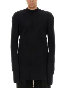 Rick Owens Men's Wool Jersey in Black