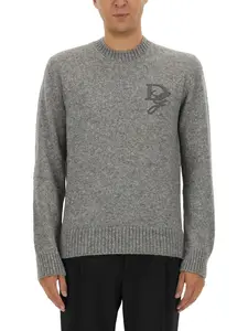 Dolce & Gabbana Men's Wool Jersey in Grey