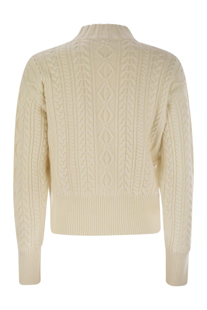 Max Mara Women's Miranda - Wool And Cashmere Sweater in White
