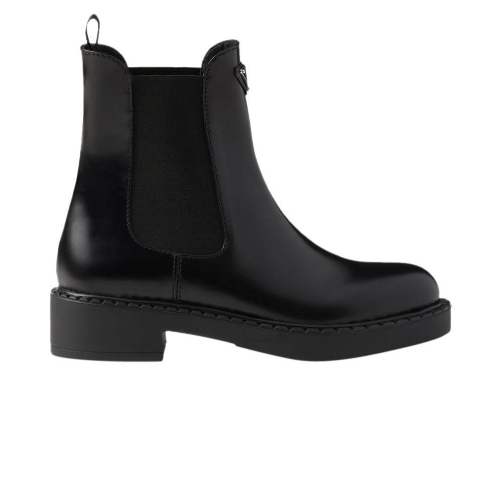 Prada Women's Brushed Leather Chelsea Boot