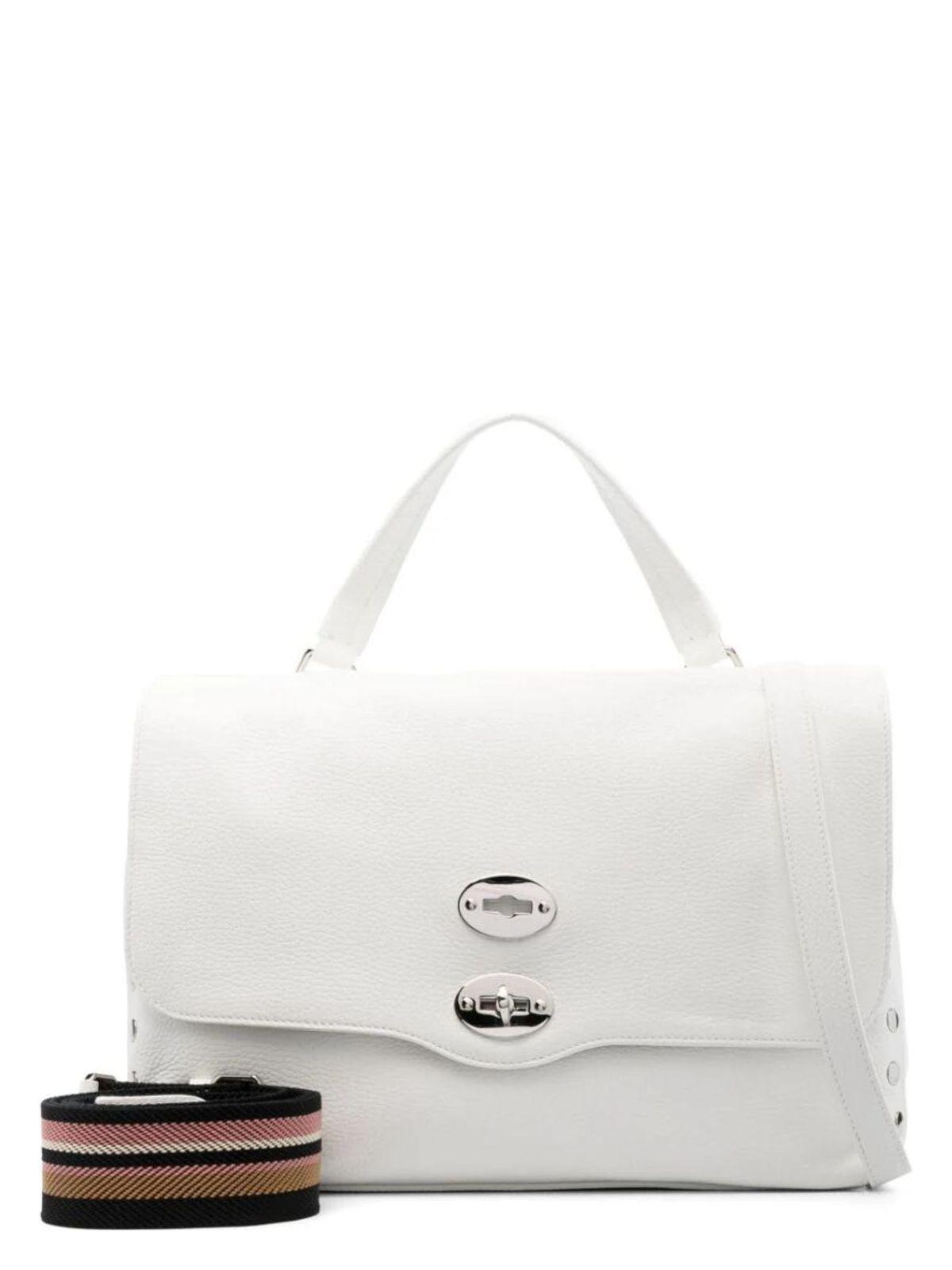 Zanellato Women's Medium Postina Daily Giorno Bag in White