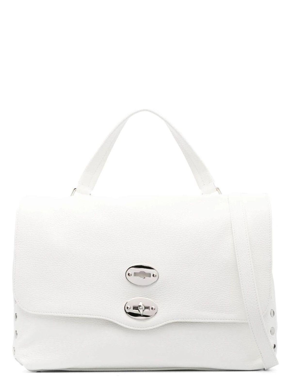 Zanellato Women's Medium Postina Daily Giorno Bag in White