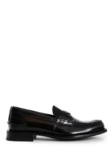 Prada Men's Mocassini Spazzolato Loafer in Black