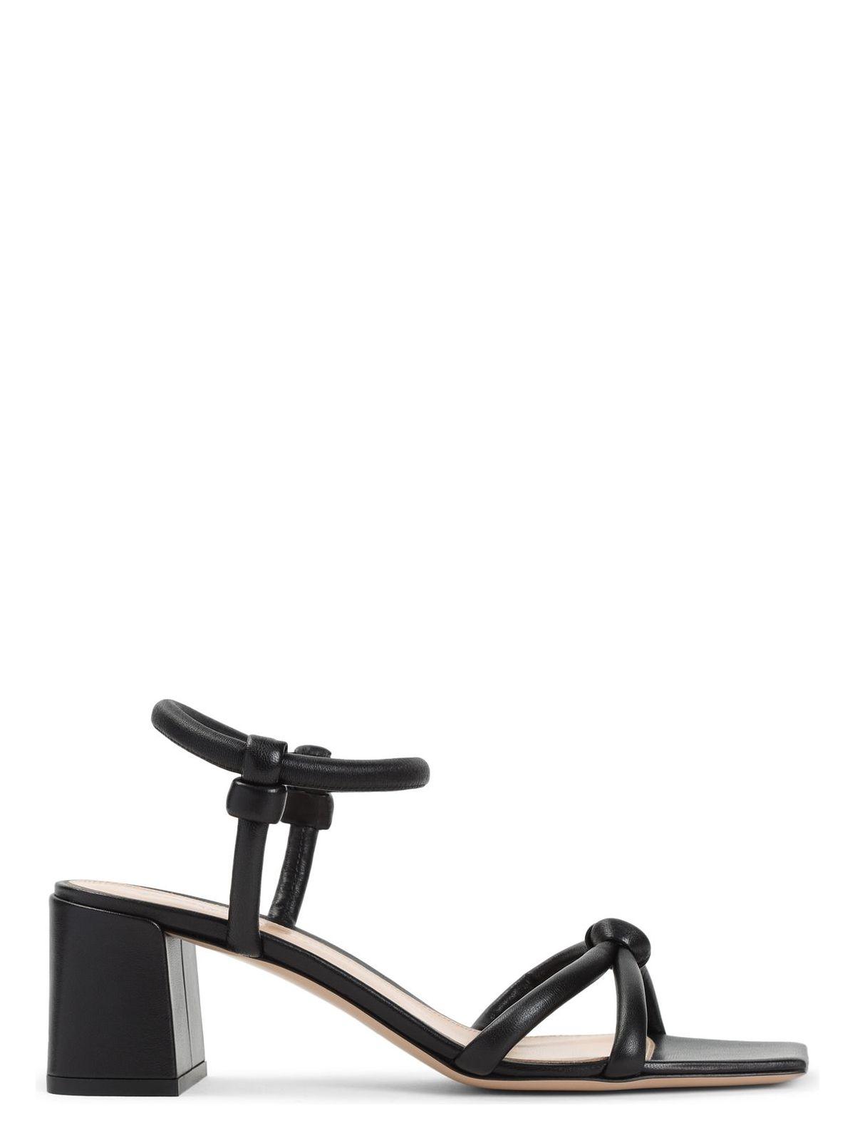 Gianvito Rossi Women's Nappa Leather Sandals in Black