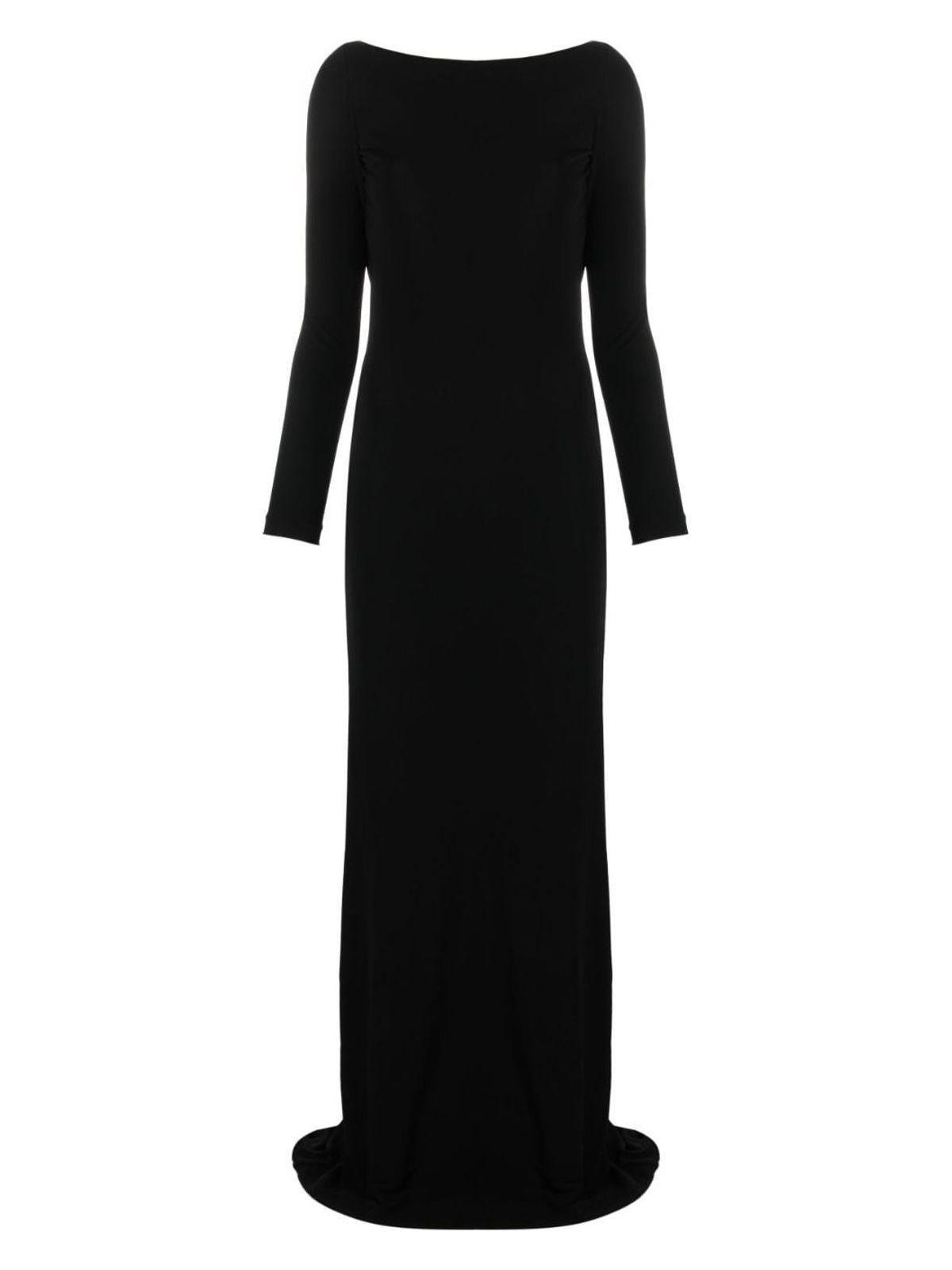 Dsquared2 Women's Open Back Long Dress in Black