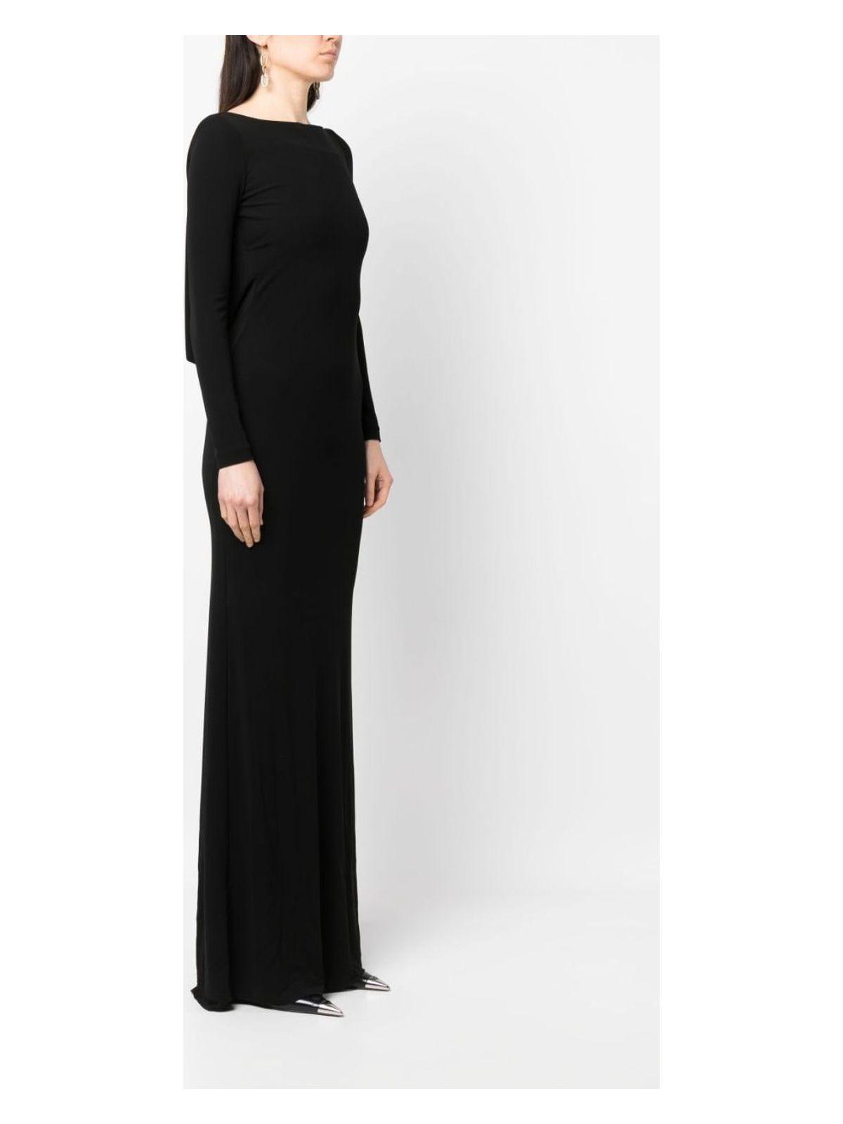 Dsquared2 Women's Open Back Long Dress in Black