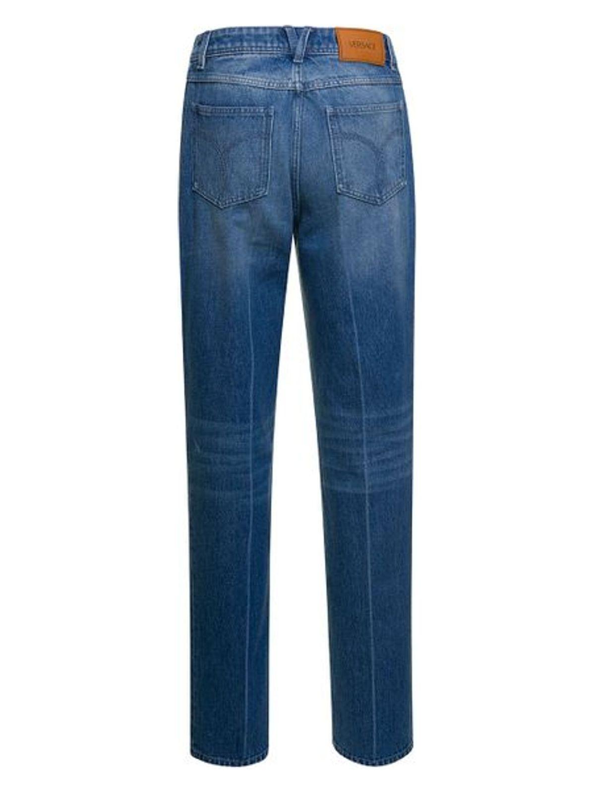 Versace Women's Boyfriend Jeans in Denim