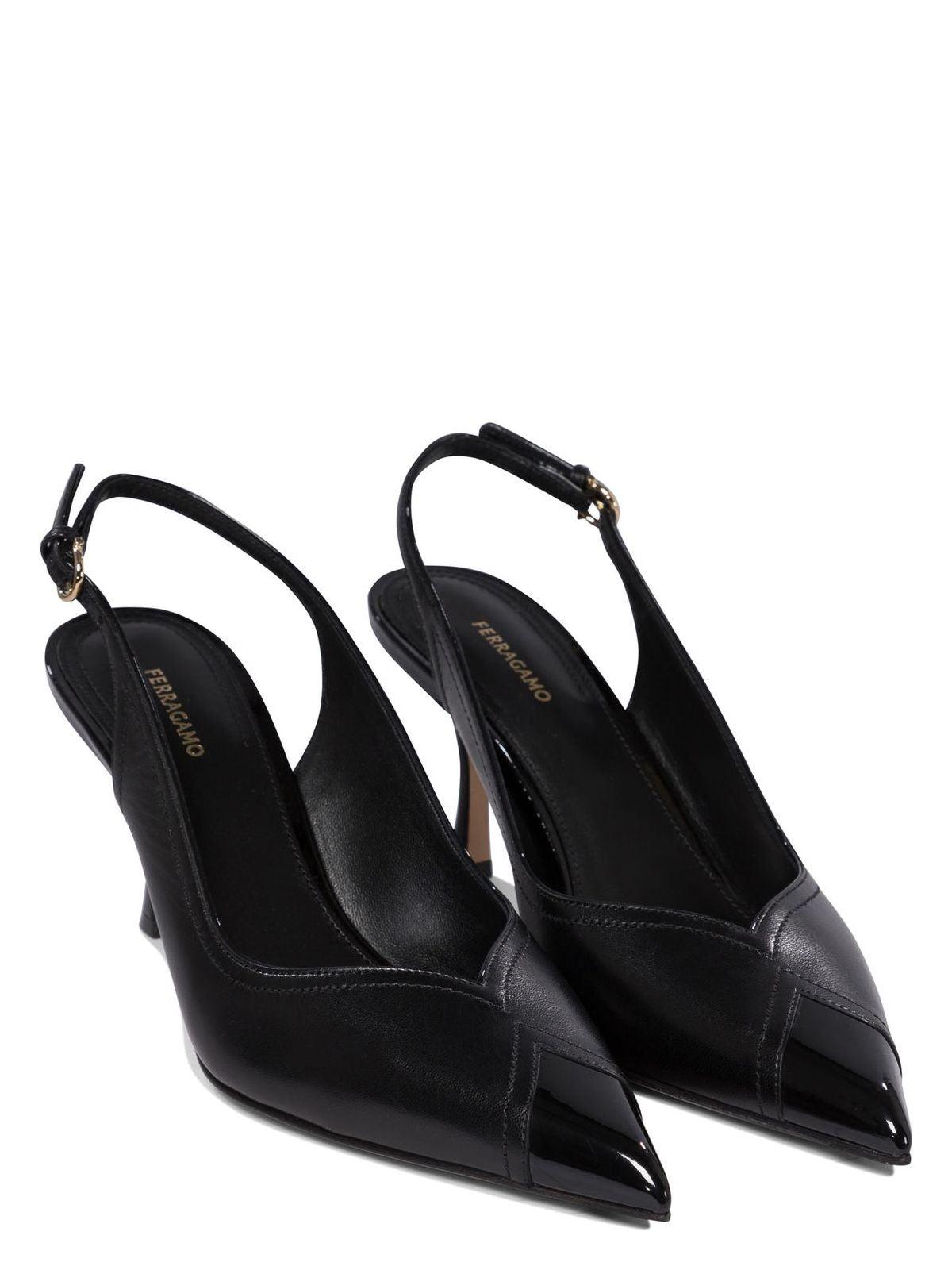 Ferragamo Women's Heeled Shoes in Black