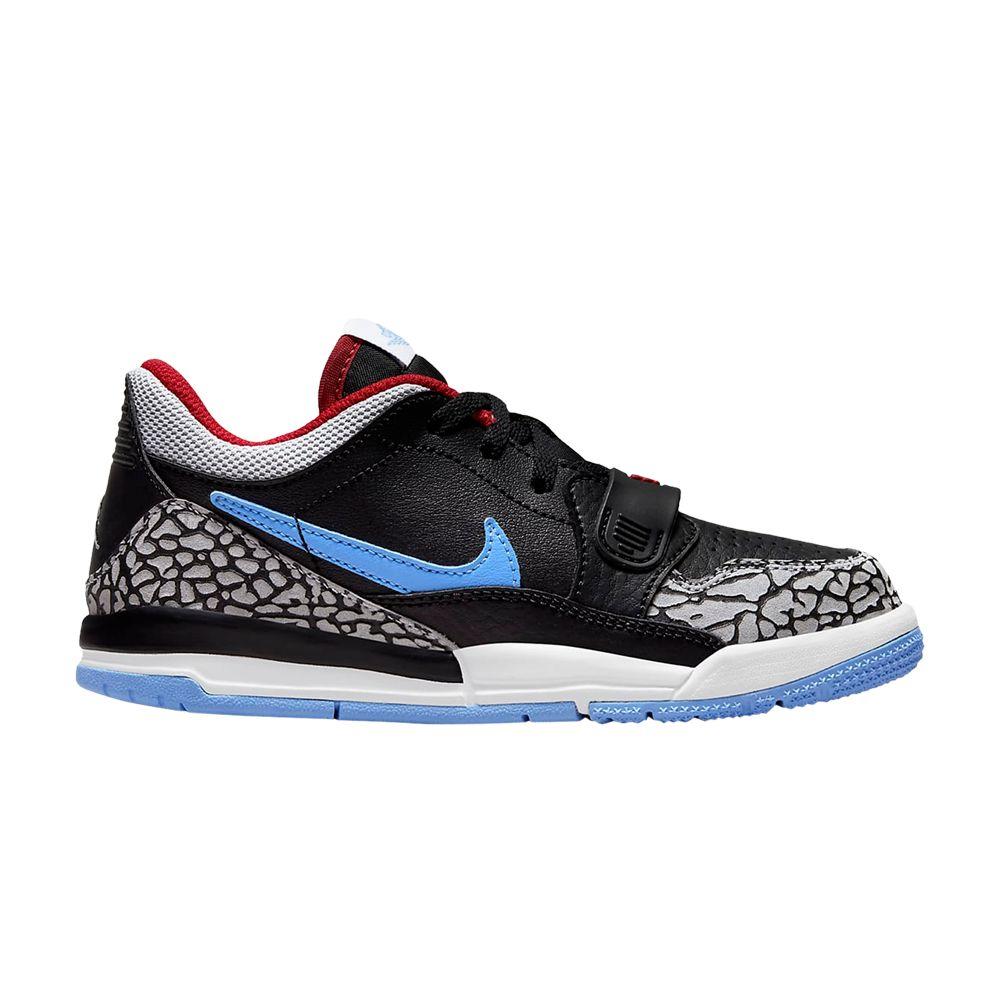 Air Jordan Jordan Legacy 312 Low Black Valor Blue University Red Wolf Grey
