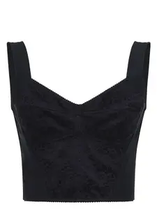 Dolce & Gabbana Women's Bustier Top in Black