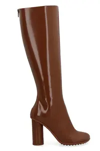 Bottega Veneta Women's Atomic Leather Boots in Brown