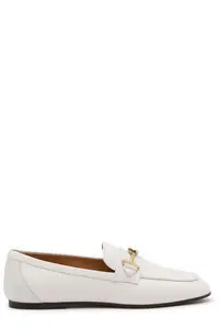 Tod's Women's Leather Loafers in White