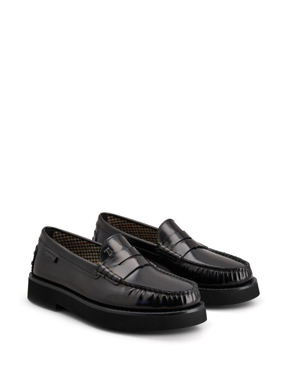 Tod's Men's Leather Loafers in Black