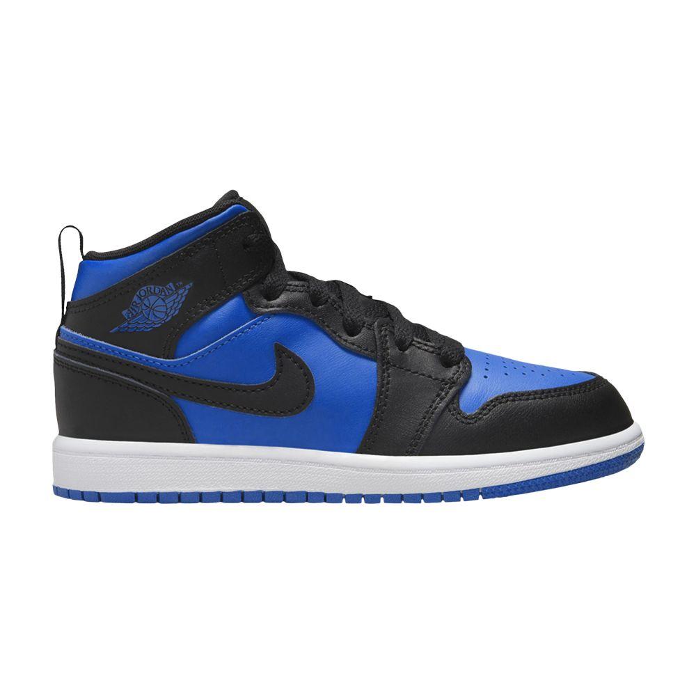 Air Jordan 1 Mid Black Royal Blue