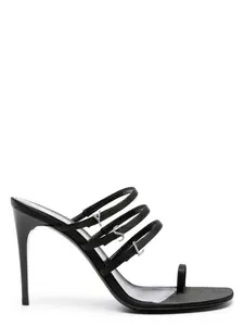 Saint Laurent Women's Leather Sandal in Black