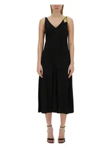Lanvin Women's Midi Dress in Black