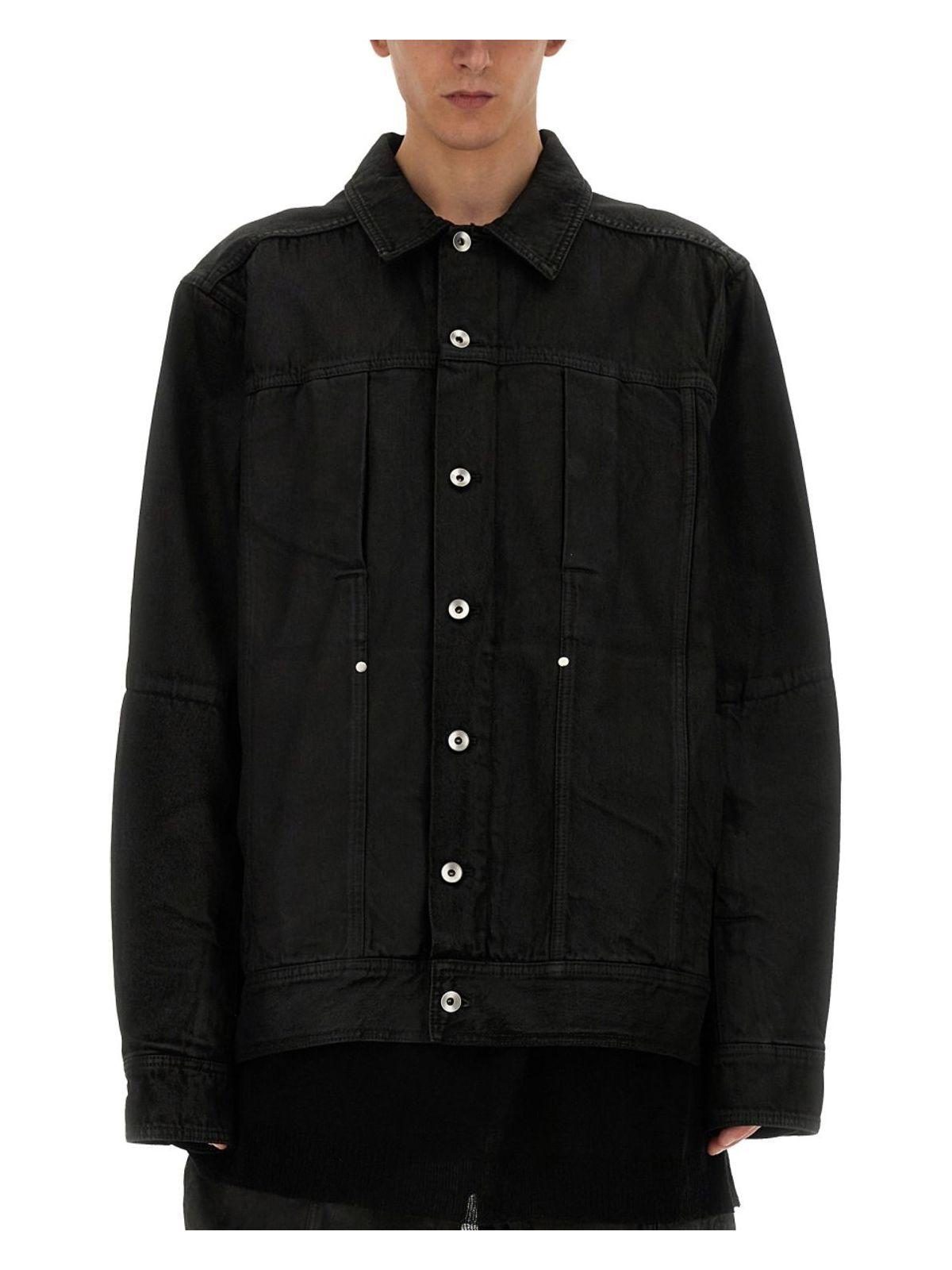 Rick Owens Men's Denim Jacket in Black