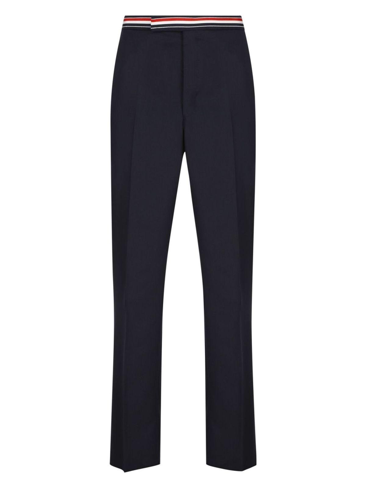 Thom Browne Men's Wool Pants in Blue