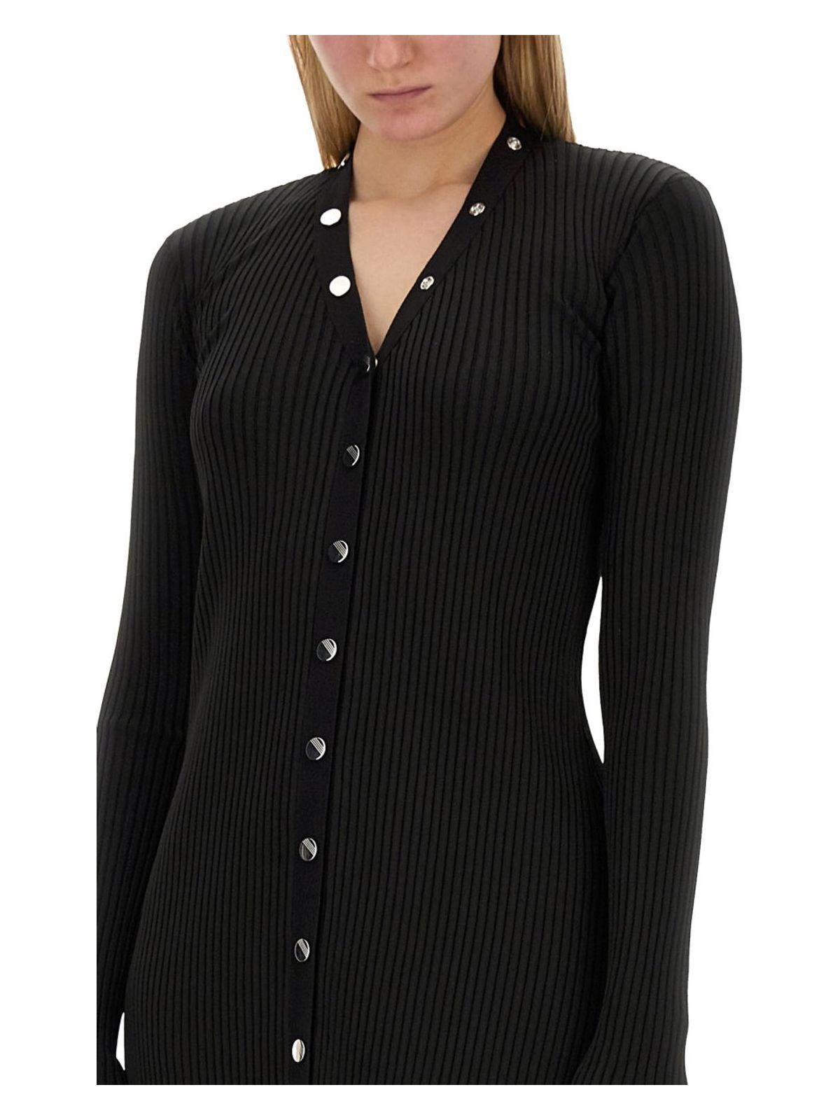 The Attico Women's Knit Dress in Black
