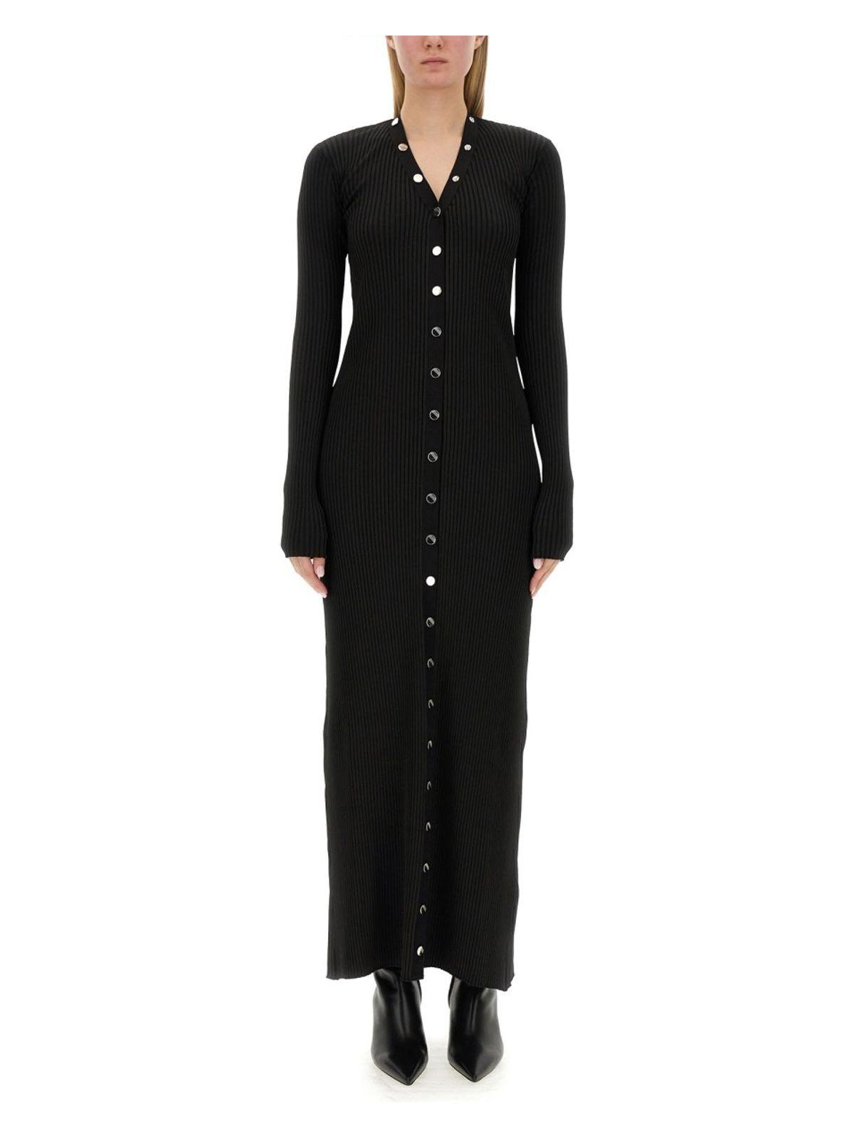 The Attico Women's Knit Dress in Black