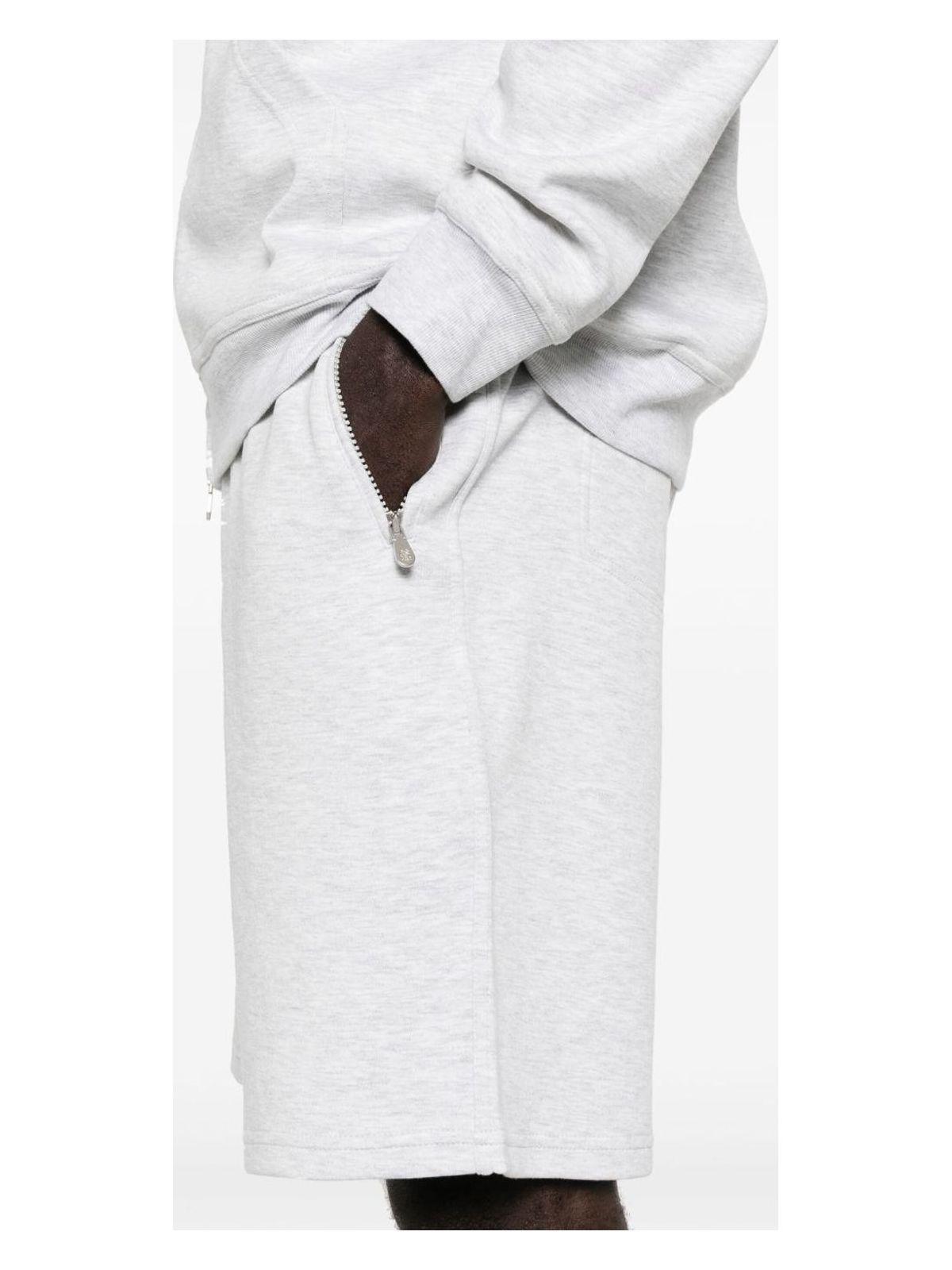 Brunello Cucinelli Men's Cotton Blend Bermuda Shorts in Grey