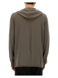 Rick Owens Men's Wool Sweatshirt in Grey