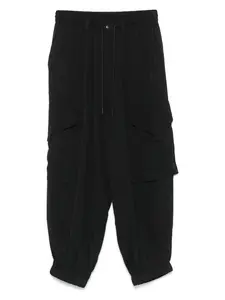 adidas Y-3 Rayon Twill Tracksuit Bottoms Black