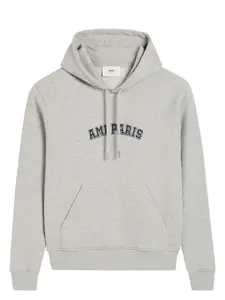 Ami Paris Sweatshirt With Logo in Grey