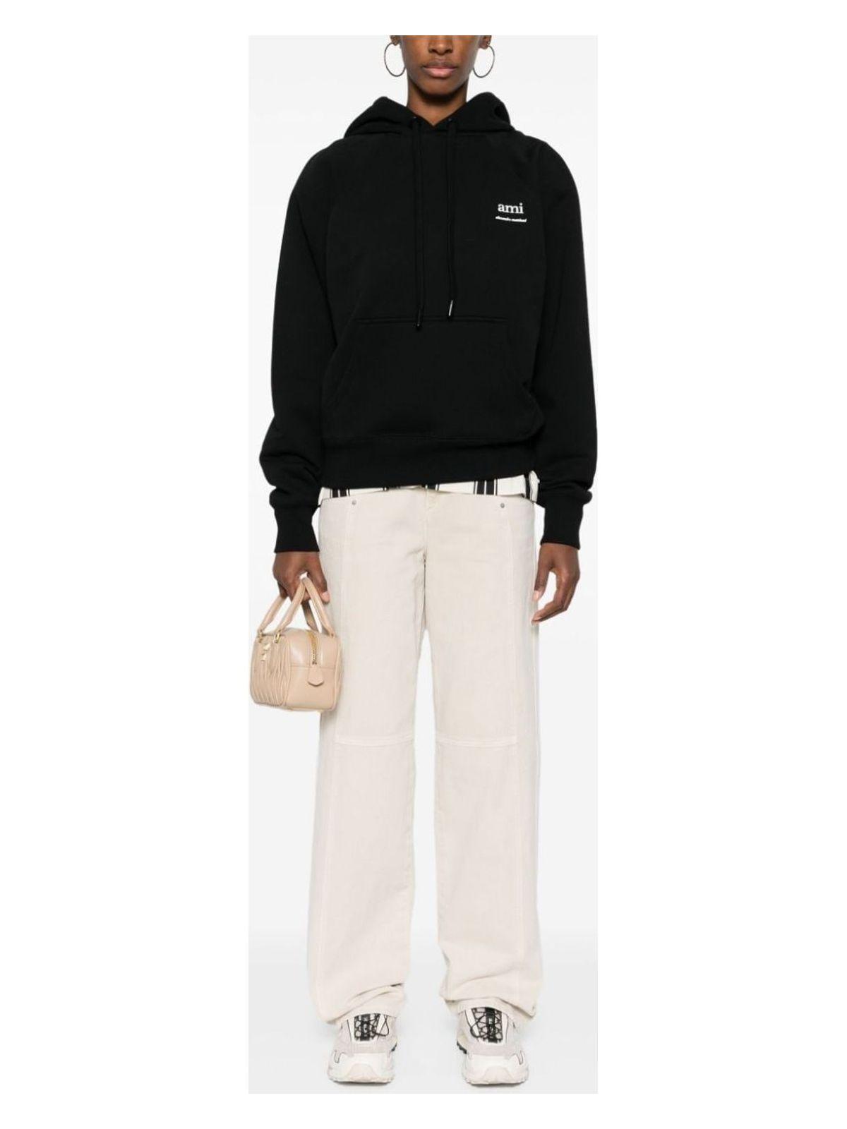 Ami Paris Sweatshirt With Logo in Black