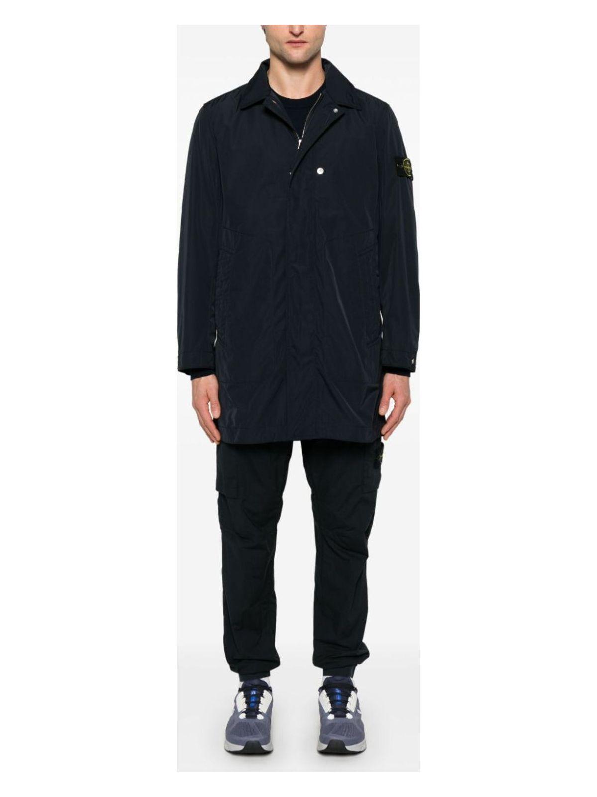 Stone Island Men's Crewneck Sweater in Blue