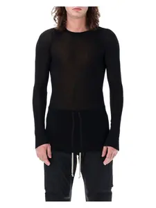 Rick Owens Rib LS T-shirt Black