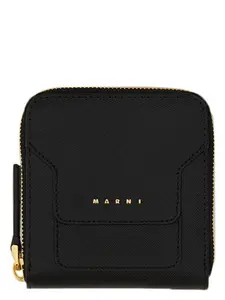 Marni Women's Wallet With Logo in Black