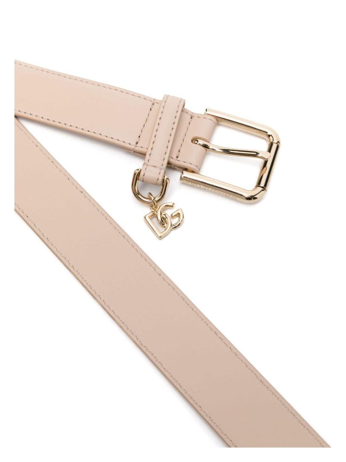 Dolce & Gabbana Women's Dg Logo Belt in Pink