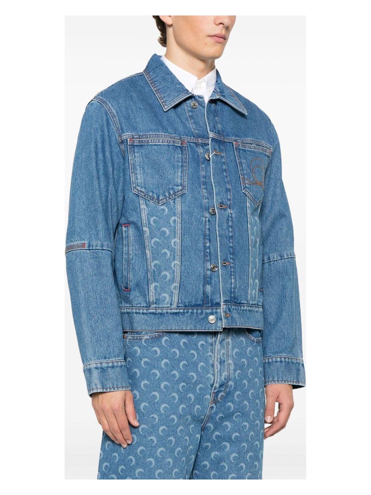 Marine Serre Moon Laser Denim Trucker Jacket