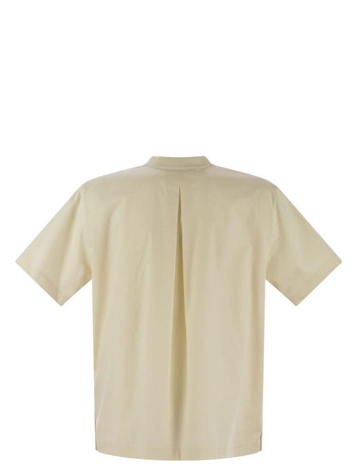 Moncler Women's Cotton T-Shirt With Pocket in White