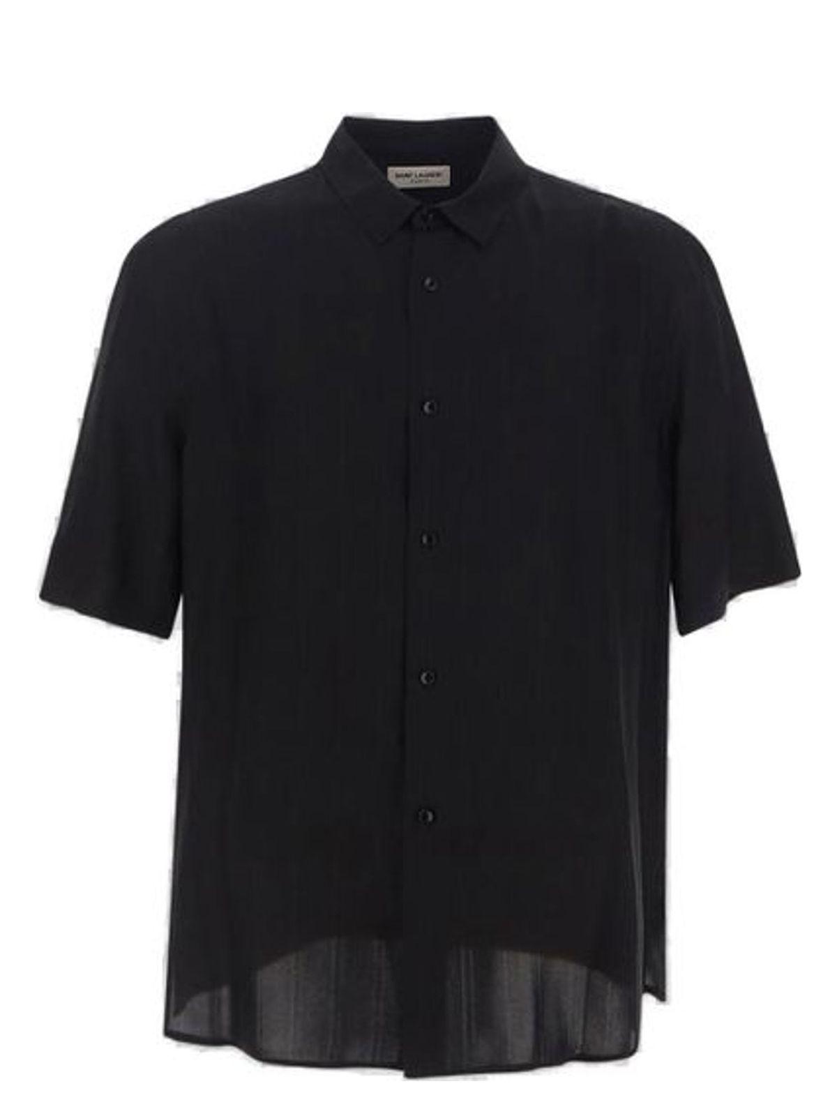 Saint Laurent Men's Shirt in Black
