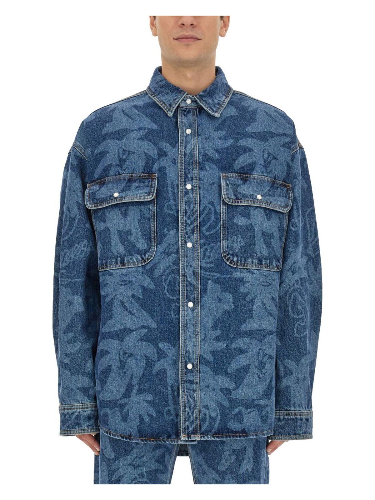 Palm Angels Men's Palmity Jacket in Blue