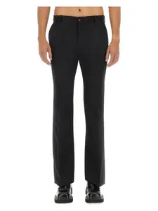 Dolce & Gabbana Men's Wool Pants in Black