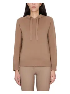 S Max Mara Max Mara Women's Hooded Shirt in Beige
