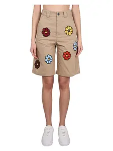 Moncler Genius Bermuda 1 Moncler Jw Anderson Shorts in Beige