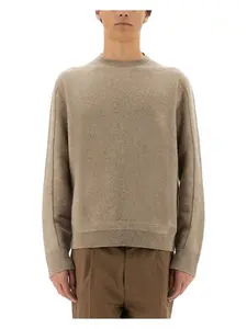Zegna Men's Wool Jersey in Black and Ivory