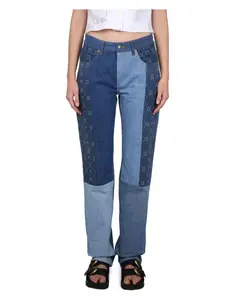 Marine Serre Women's Jeans in Denim