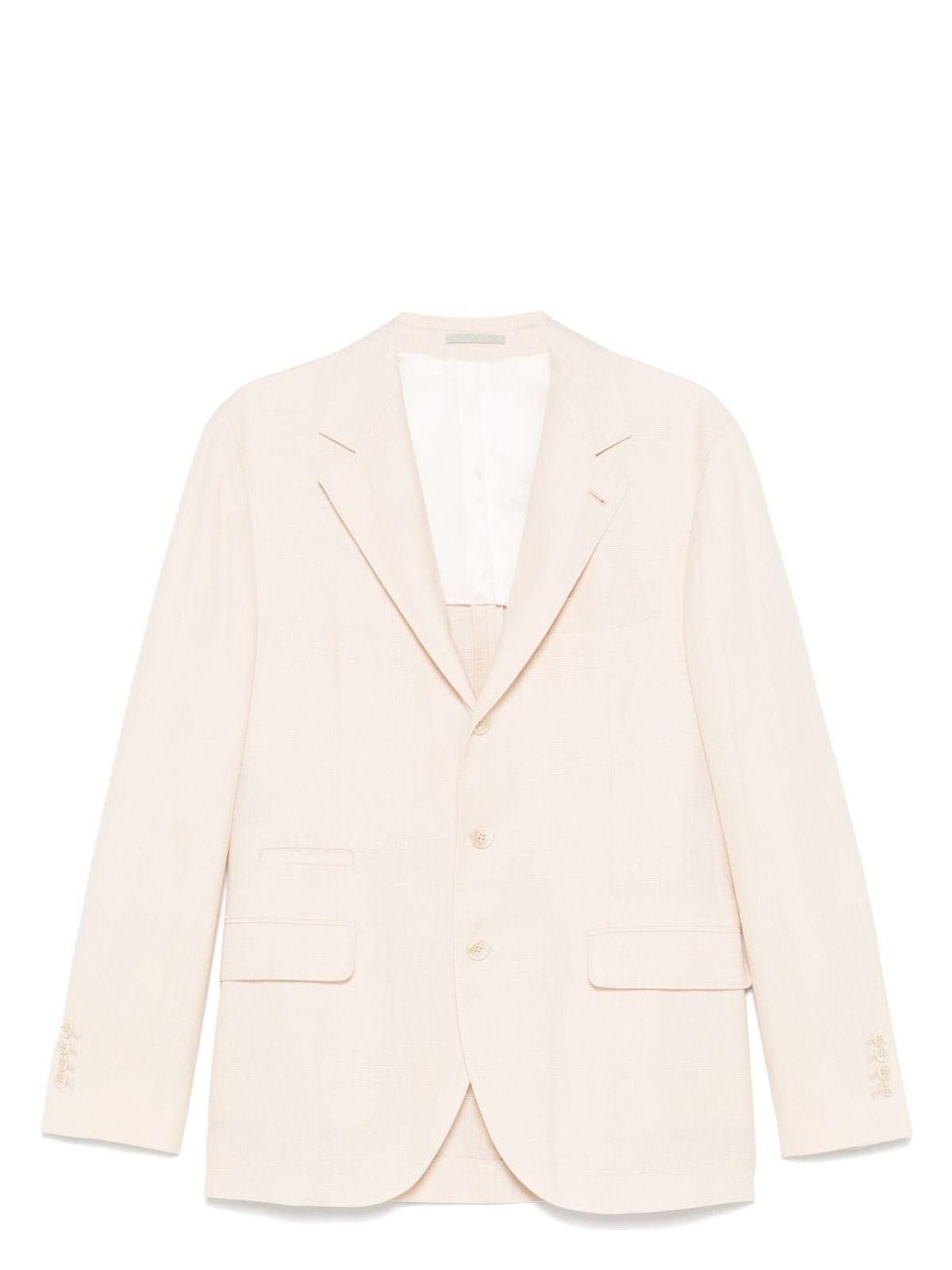 Brunello Cucinelli Men's Wool Blend Single-Breasted Jacket in Pink